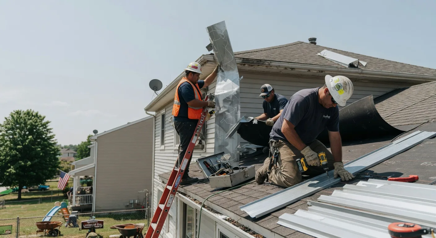 Storm Damage Metal Roof Repair in Crater Lake, OR